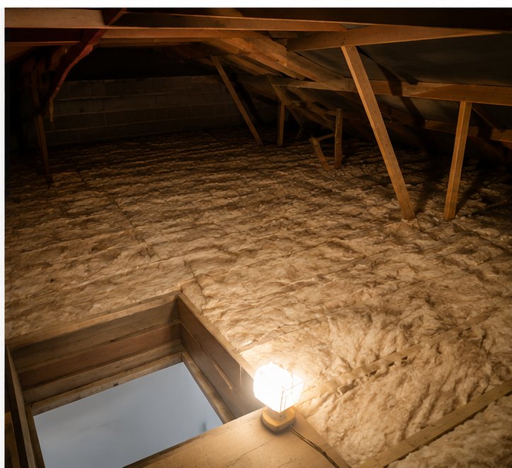 Completed 300mm loft insulation across the floor in Bristol