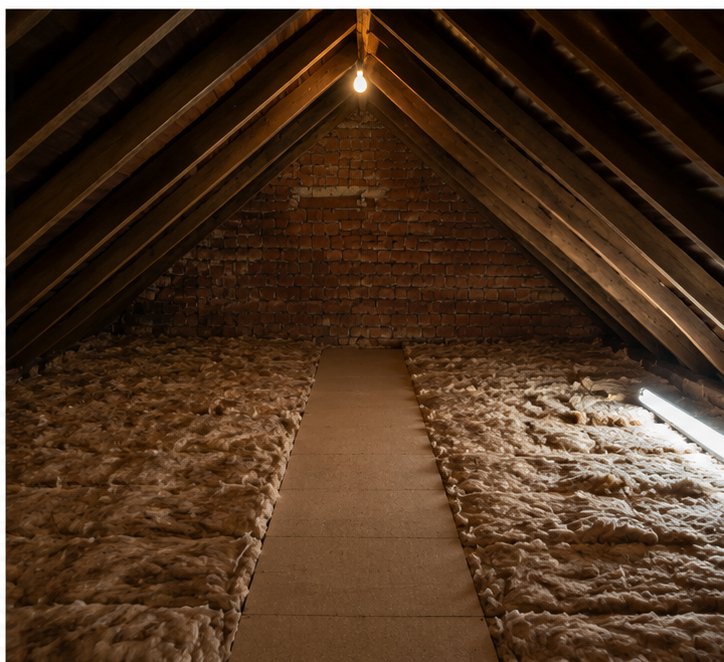 Completed 300mm loft insulation across the floor in Basingstoke