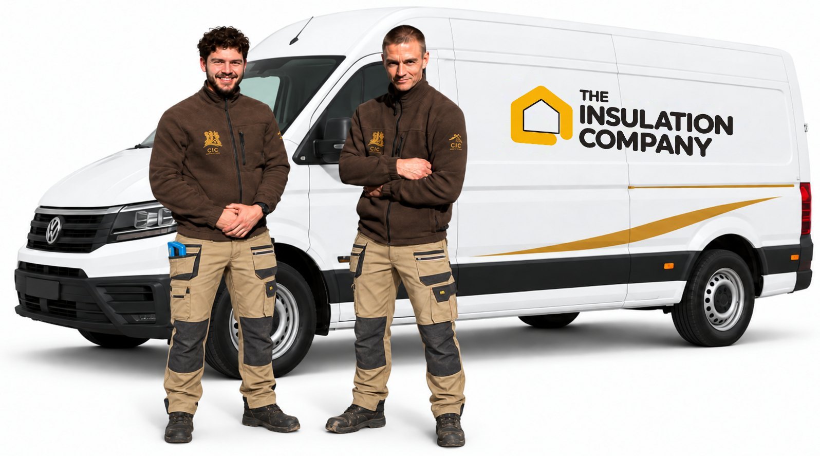The Insulation Company team and branded van